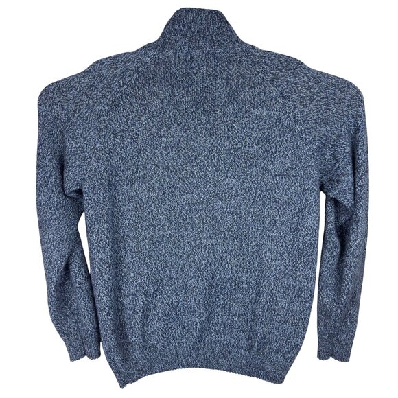 Nusta 100% Baby Alpaca Texture Sweater Adults M Blue Soft Warm Full Zip - Picture 2 of 10